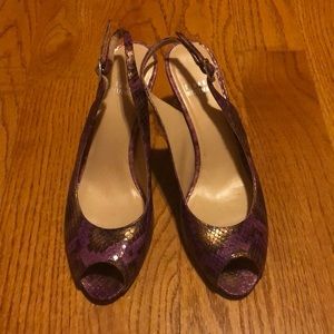 Stuart Weitzman peep toes heels